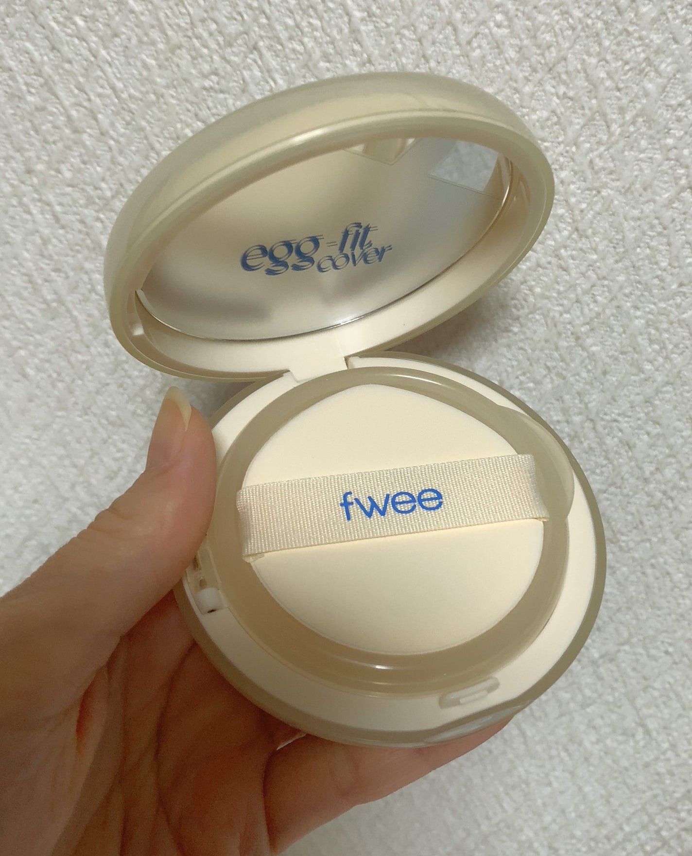 フィー クッションエッグフィットカバー/fwee/クッションファンデーションを使ったクチコミ(3枚目)