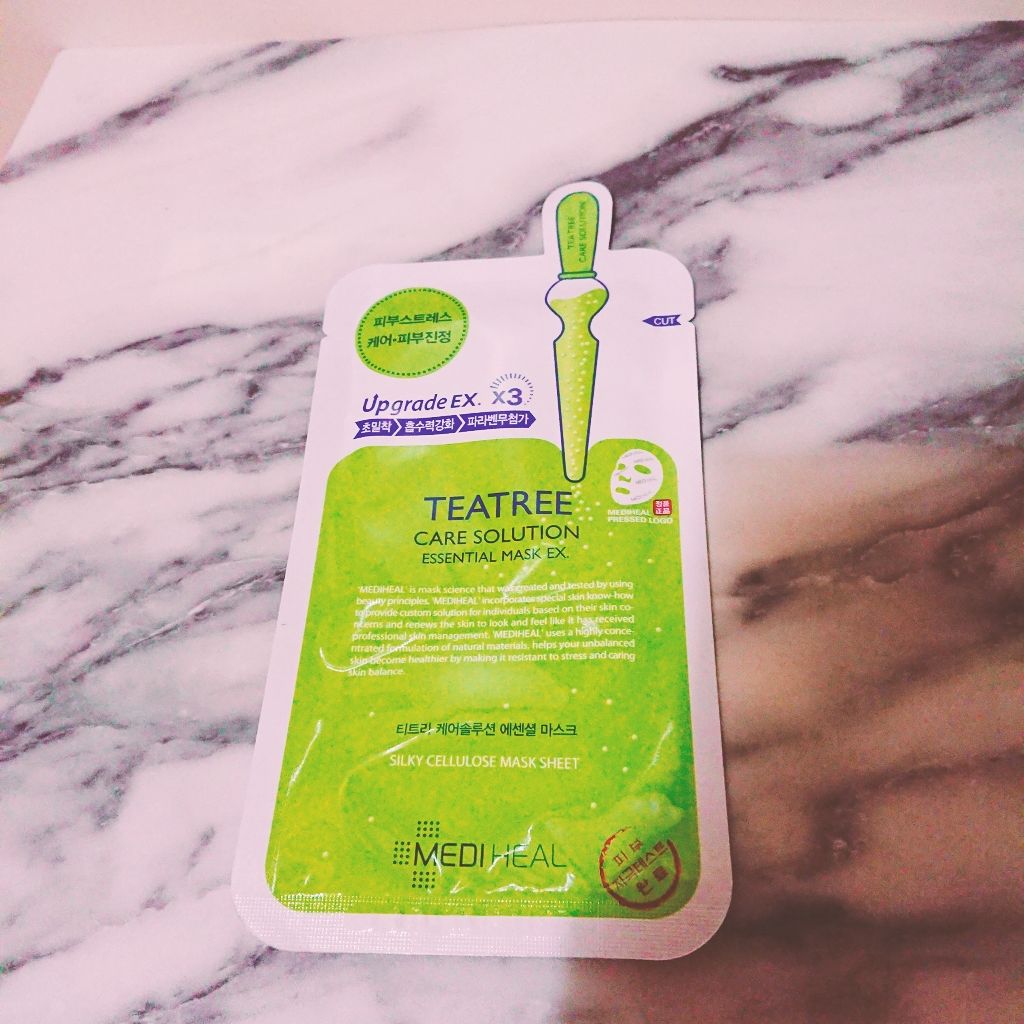 ティーツリーケアソリューション アンプルマスクJEX/MEDIHEAL/シートマスク・パックを使ったクチコミ(1枚目)
