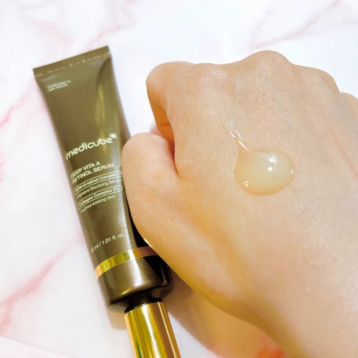 ディープビタAレチノールセラム/MEDICUBE/美容液を使ったクチコミ（2枚目）