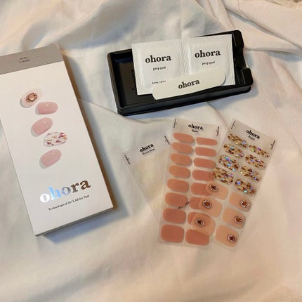 セミキュアジェルネイル(ハンド)/ohora/ネイルシールを使ったクチコミ(3枚目)