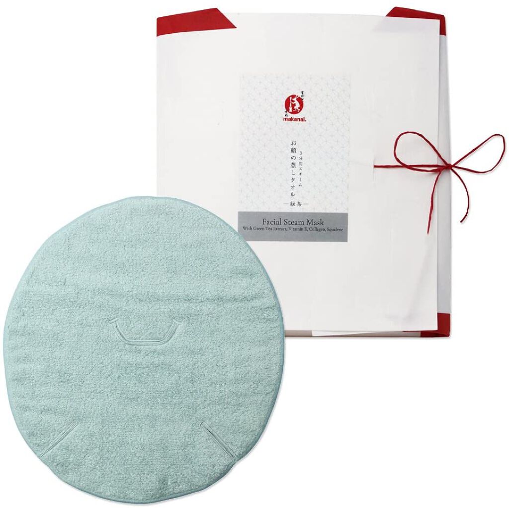 まかないこすめ 3分間スチーム お顔の蒸しタオル(緑茶)