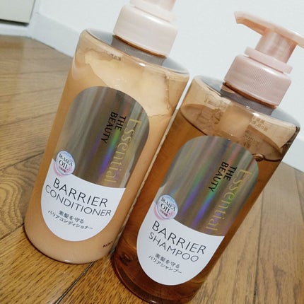 ザビューティ 髪のキメ美容素髪を守る バリアシャンプー/コンディショナー/エッセンシャル/シャンプー・コンディショナーを使ったクチコミ(1枚目)