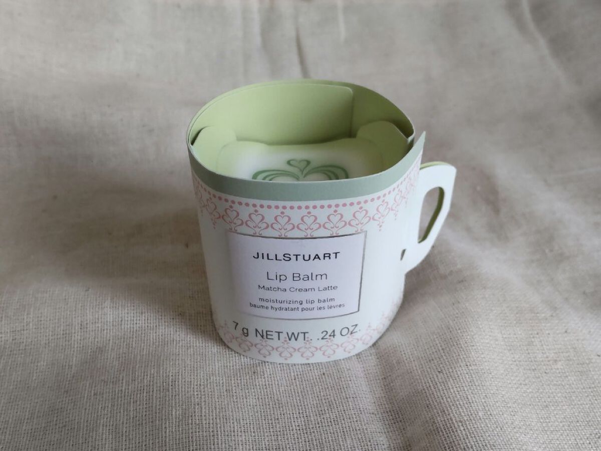 リップバーム マッチャクリームラテ/JILL STUART/リップバームを使ったクチコミ（2枚目）