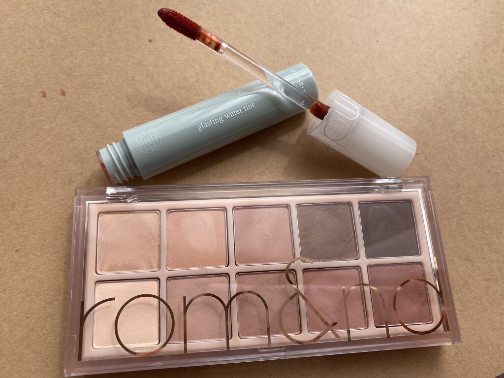 グラスティングウォーターティント 韓服エディション/rom&nd/リップティントを使ったクチコミ（1枚目）