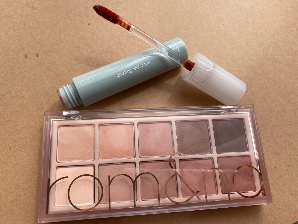 グラスティングウォーターティント 韓服エディション/rom&nd/リップティントを使ったクチコミ(1枚目)