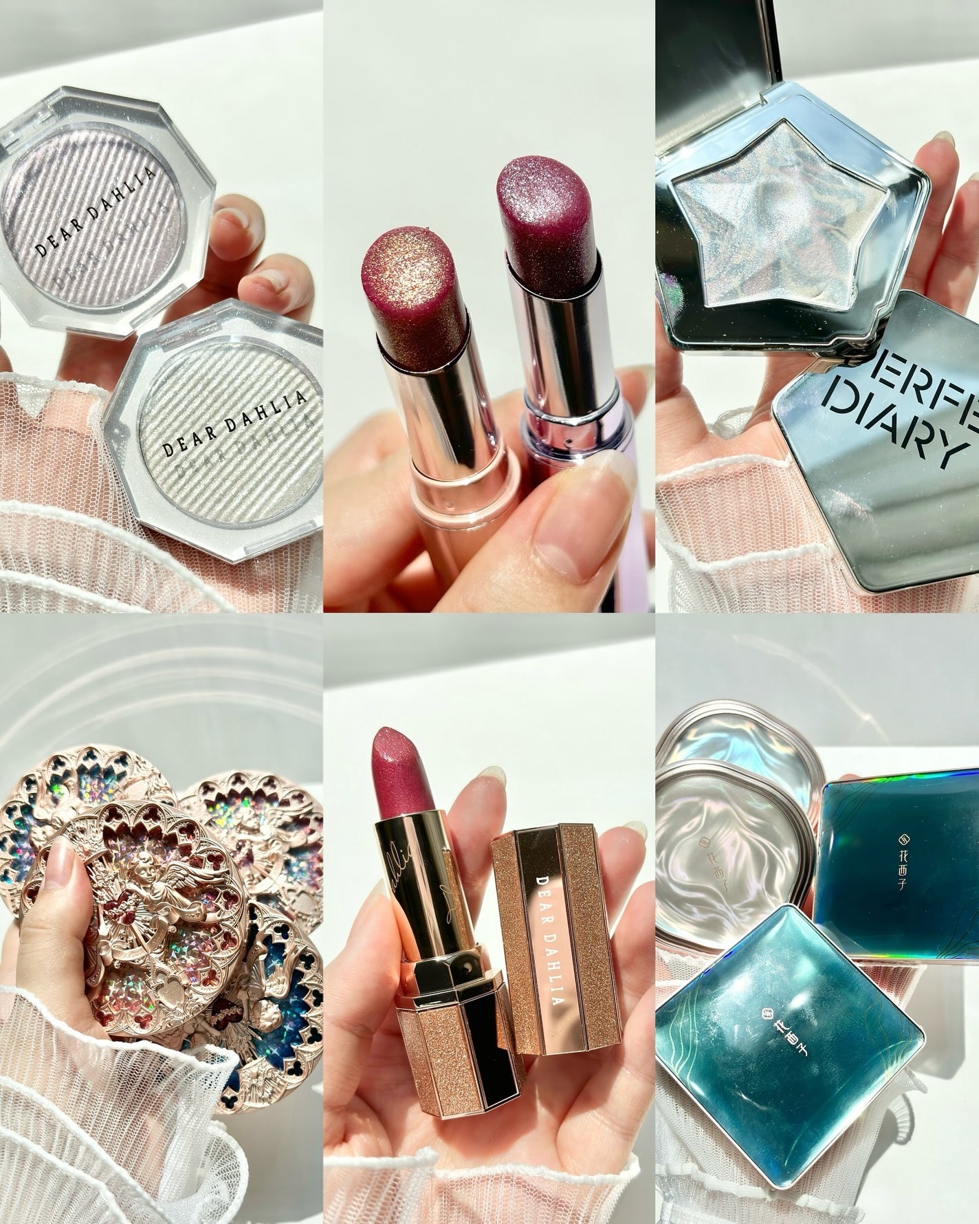 スターダストダイヤモンドハイライトパウダー/PERFECT DIARY/パウダーハイライトを使ったクチコミ(8枚目)