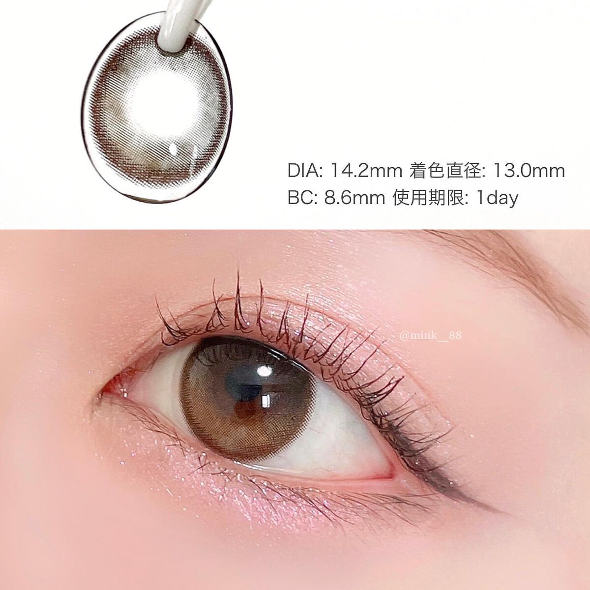 Secretive Kristen 1day/Hapa kristin/ワンデー（１DAY）カラコンを使ったクチコミ（2枚目）