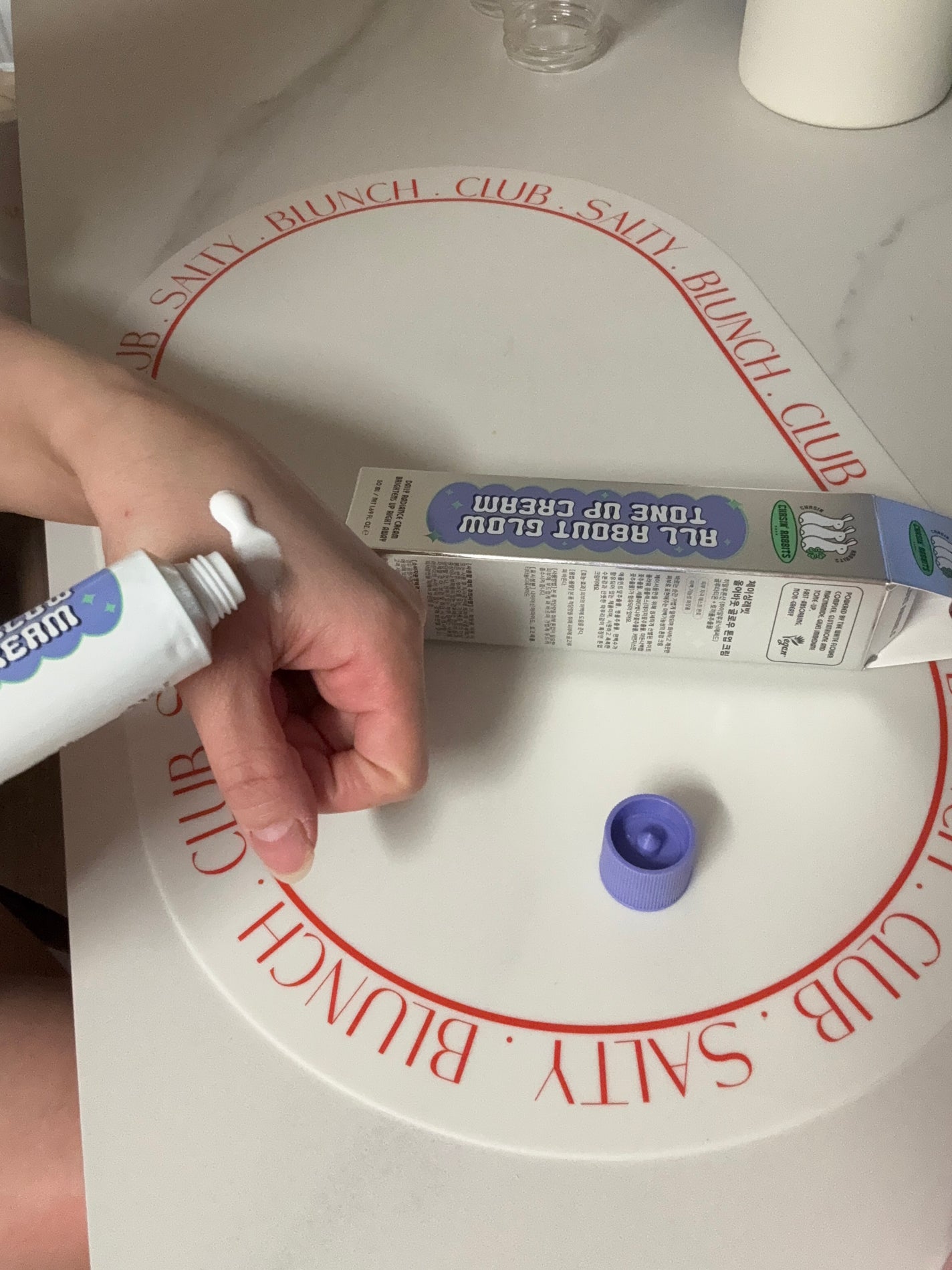 オールアバウトグロウトーンアップクリーム/CHASIN'RABBITS/化粧下地を使ったクチコミ(2枚目)