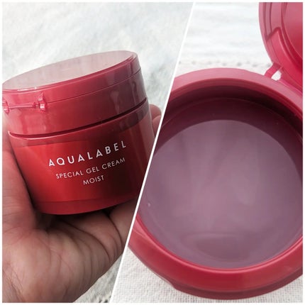 スペシャルジェルクリーム(モイスト)/アクアレーベル/オールインワン化粧品を使ったクチコミ(4枚目)