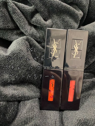 ルージュ ピュールクチュール ヴェルニ ヴィニルクリーム No.416 サイケデリックチリ/YVES SAINT LAURENT BEAUTE/口紅を使ったクチコミ（1枚目）