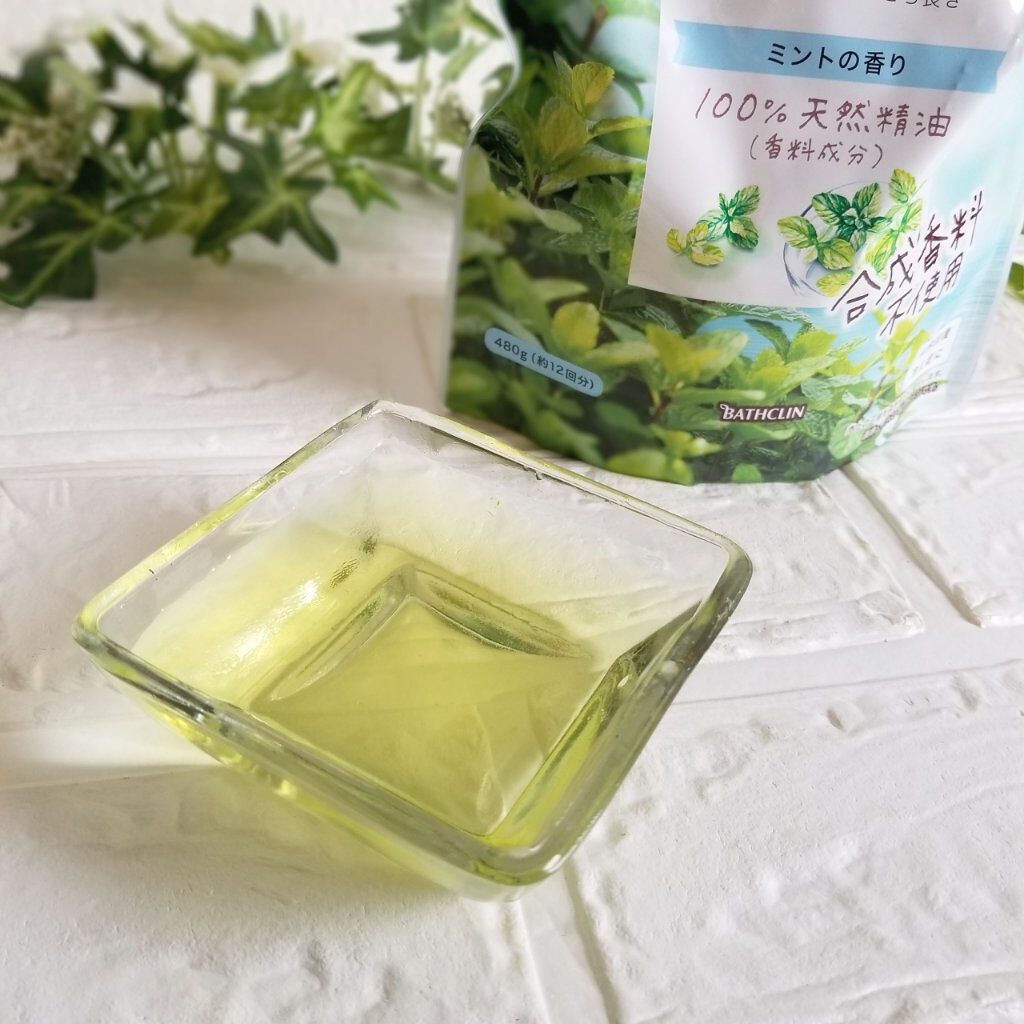 バスクリンマルシェ ミントの香り/バスクリン/無機塩系入浴剤を使ったクチコミ(5枚目)