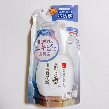 なめらか本舗　薬用泡洗顔　つめかえ用 180ml

なめらか本舗の泡洗顔使い切りです。朝洗顔でお世話になりました。

こちらは薬用泡洗顔です。肌荒れ&ニキビ予防しながら洗えるとのこと。そこまで劇的に改善