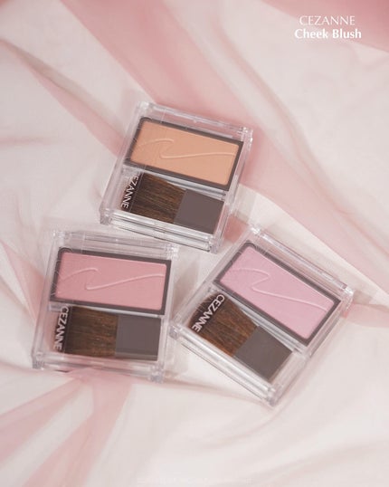 チークブラッシュ/CEZANNE/パウダーチークを使ったクチコミ(3枚目)