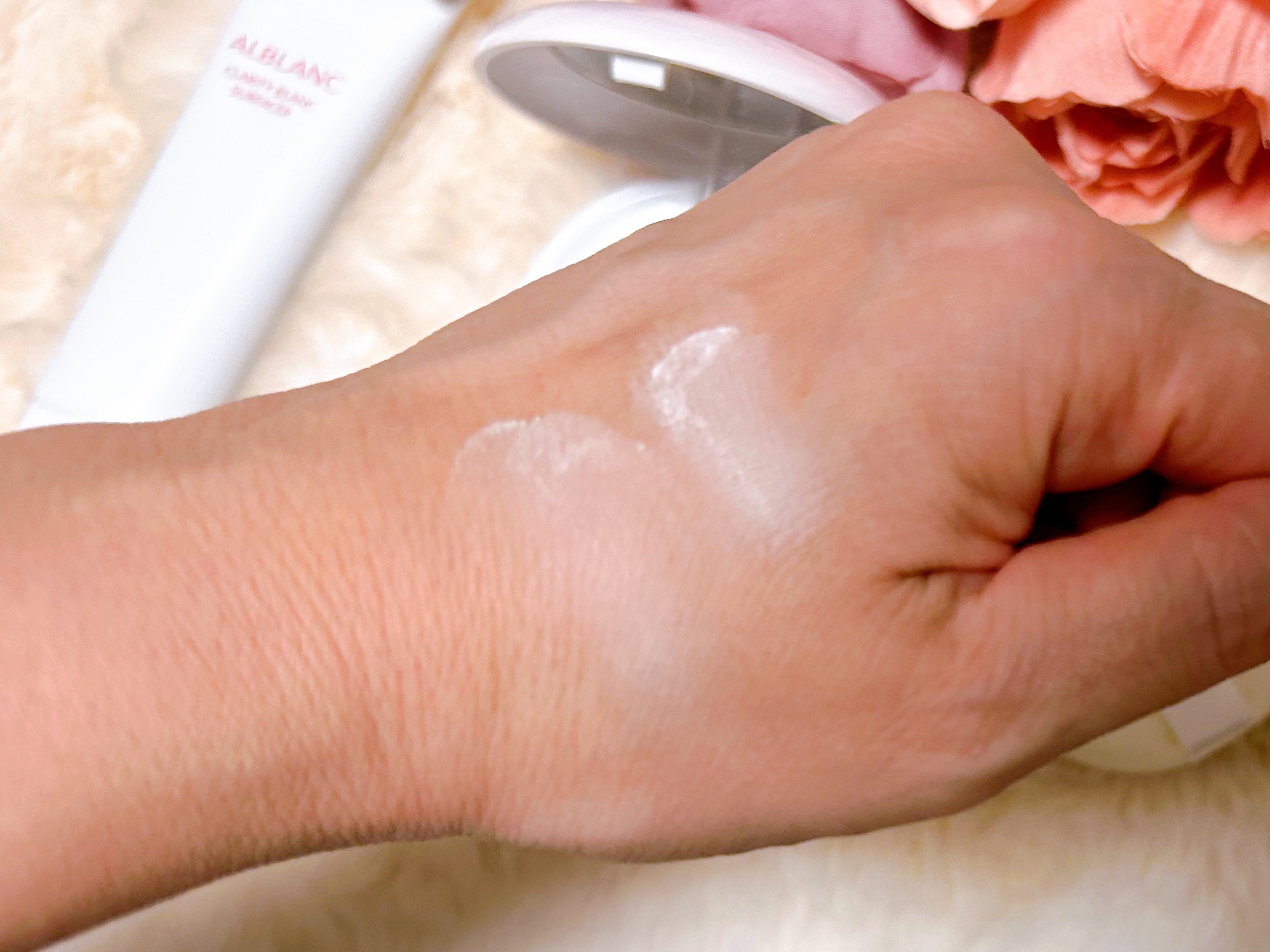 クラリティブラン フィニッシャー（ライトピンク）/ALBLANC/プレストパウダーを使ったクチコミ（3枚目）