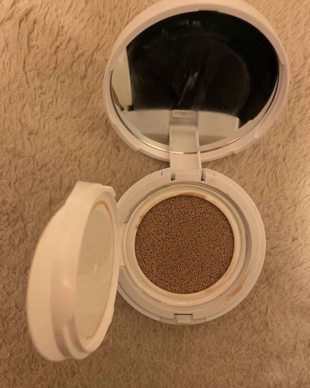 オーガニッククッションコンパクト/アクア・アクア/クッションファンデーションを使ったクチコミ(2枚目)