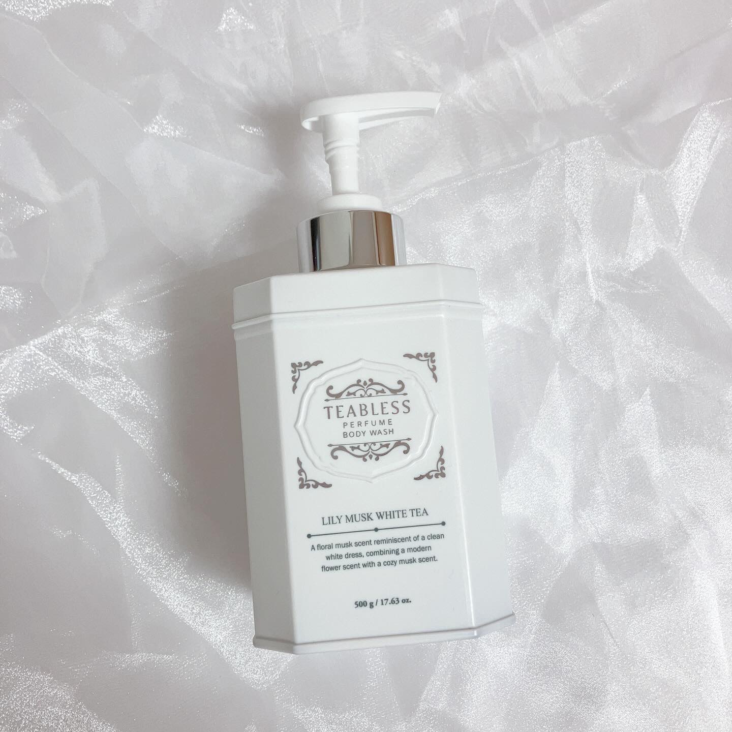 パフュームボディソープ リリィムスクホワイトティー/TEABLESS/ボディソープを使ったクチコミ（2枚目）