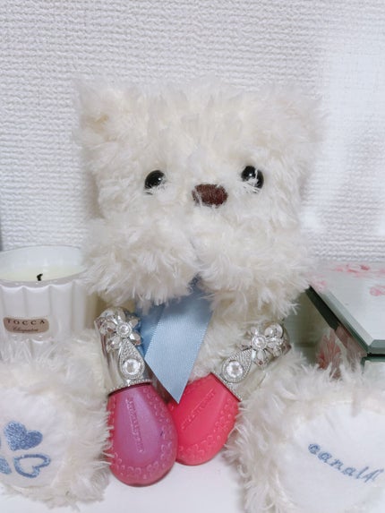 ジルスチュアート ブルームドロップ リップ&チーク シフォン 102 twinkle dream(限定色)/JILL STUART/リキッドチークを使ったクチコミ(2枚目)