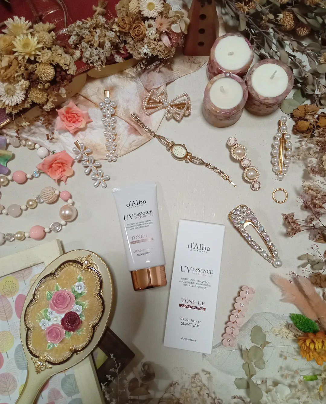 ウォータフルトーンアップサンクリーム/ダルバ/日焼け止めクリームを使ったクチコミ（1枚目）