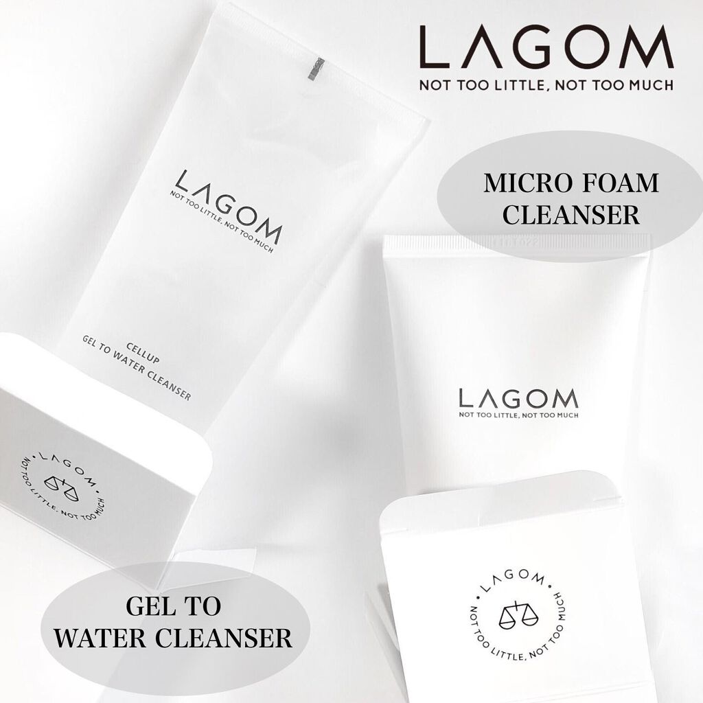ラゴム ジェルトゥウォーター クレンザー(朝用洗顔)/LAGOM /その他洗顔料を使ったクチコミ（2枚目）