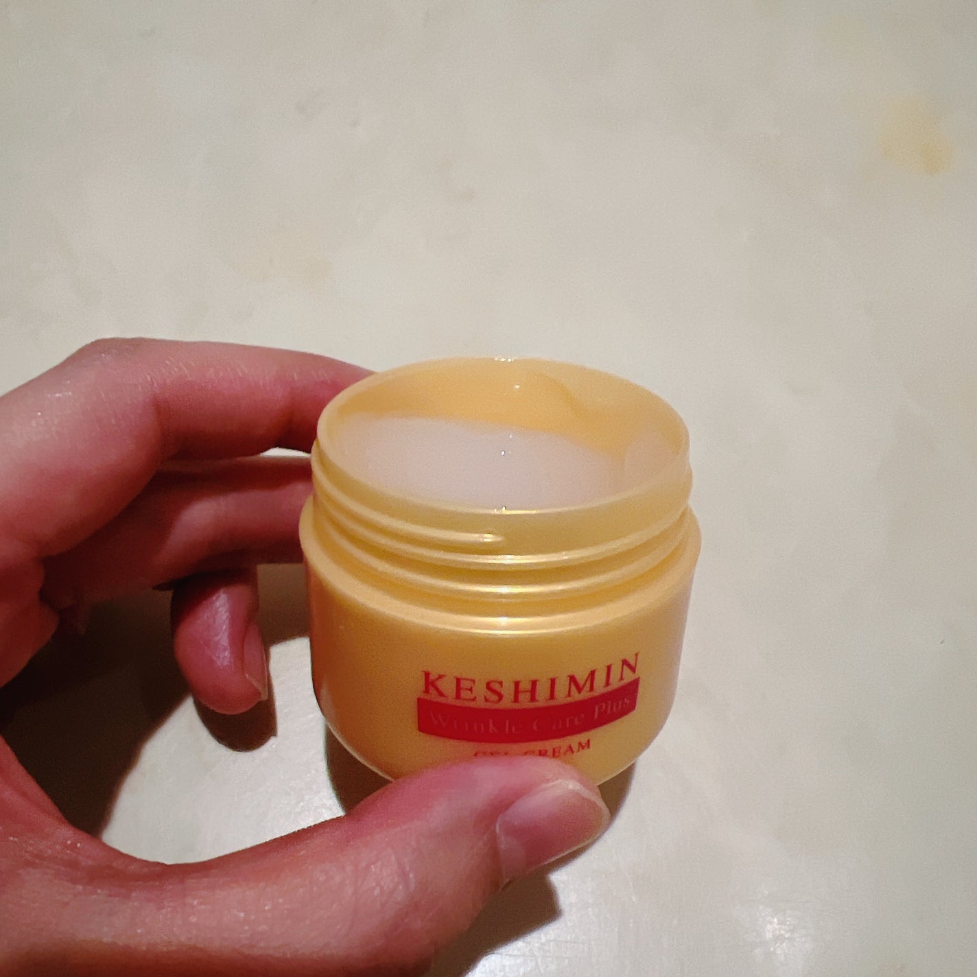 リンクルケアプラスジェルクリーム/ケシミン/フェイスクリームを使ったクチコミ(4枚目)