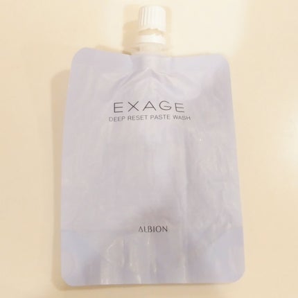エクサージュ ディープリセット ペーストウォッシュ/ALBION/洗顔フォームを使ったクチコミ(7枚目)