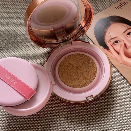 ピンクティーツリーカバークッション/APLIN/クッションファンデーションを使ったクチコミ(5枚目)