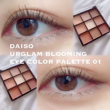 UR GLAM　BLOOMING EYE COLOR PALETTE/U R GLAM/アイシャドウパレットを使ったクチコミ（1枚目）