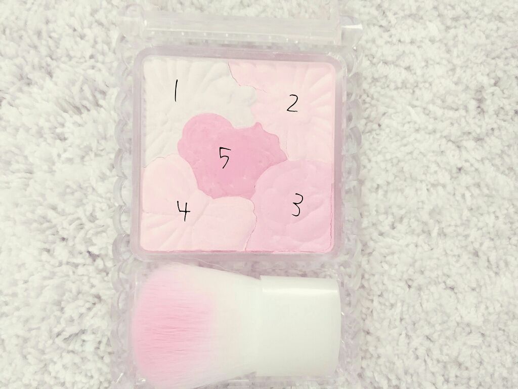 グロウフルールチークス/キャンメイク/パウダーチークを使ったクチコミ(2枚目)