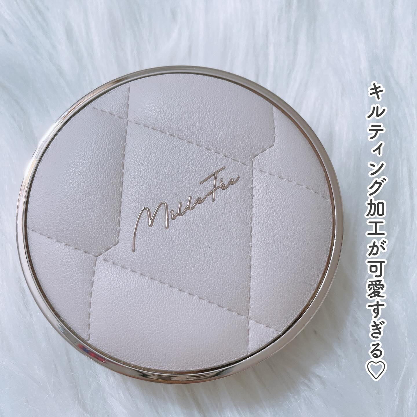 ラディアントセラムクッション/MilleFée/クッションファンデーションを使ったクチコミ（2枚目）