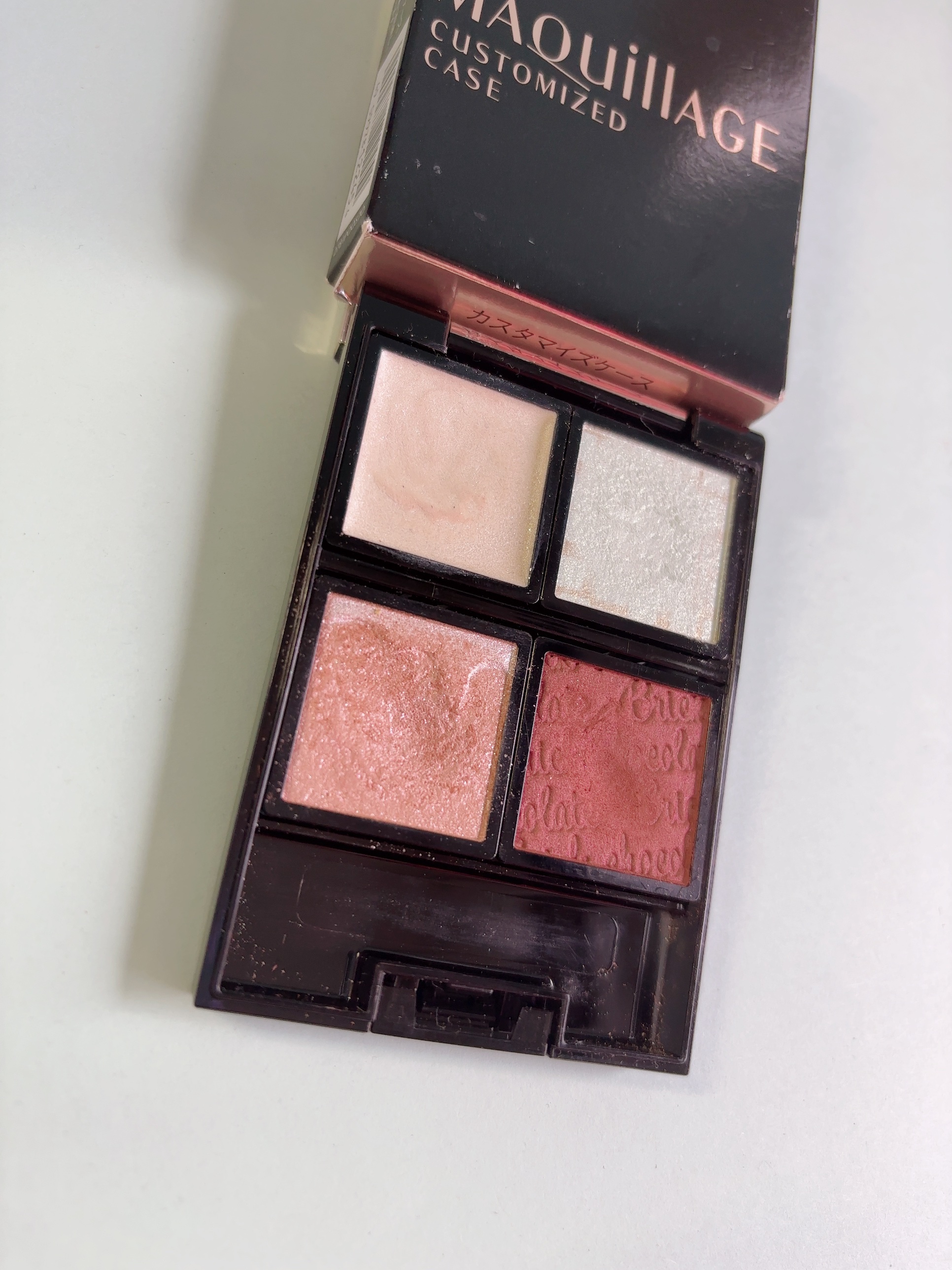 ドラマティックアイカラー (パウダー)/(クリーム)/マキアージュ/アイシャドウパレットを使ったクチコミ（3枚目）