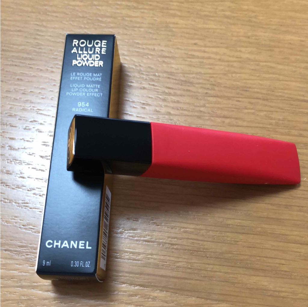 ルージュ アリュール リクィッド パウダー/CHANEL/口紅を使ったクチコミ(1枚目)