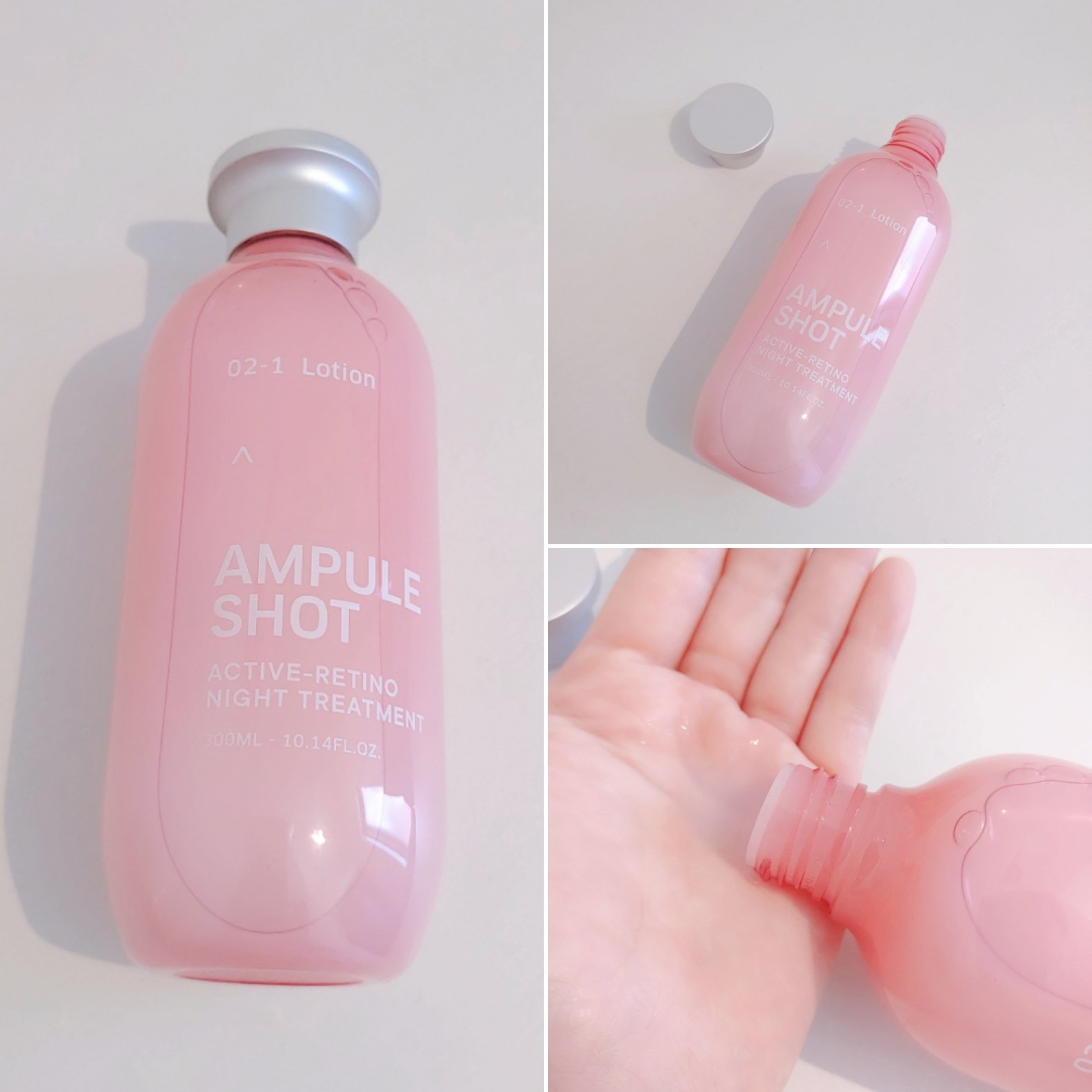 アクティブレチノ ナイトトリートメント ローション/AMPULE SHOT/化粧水を使ったクチコミ（3枚目）