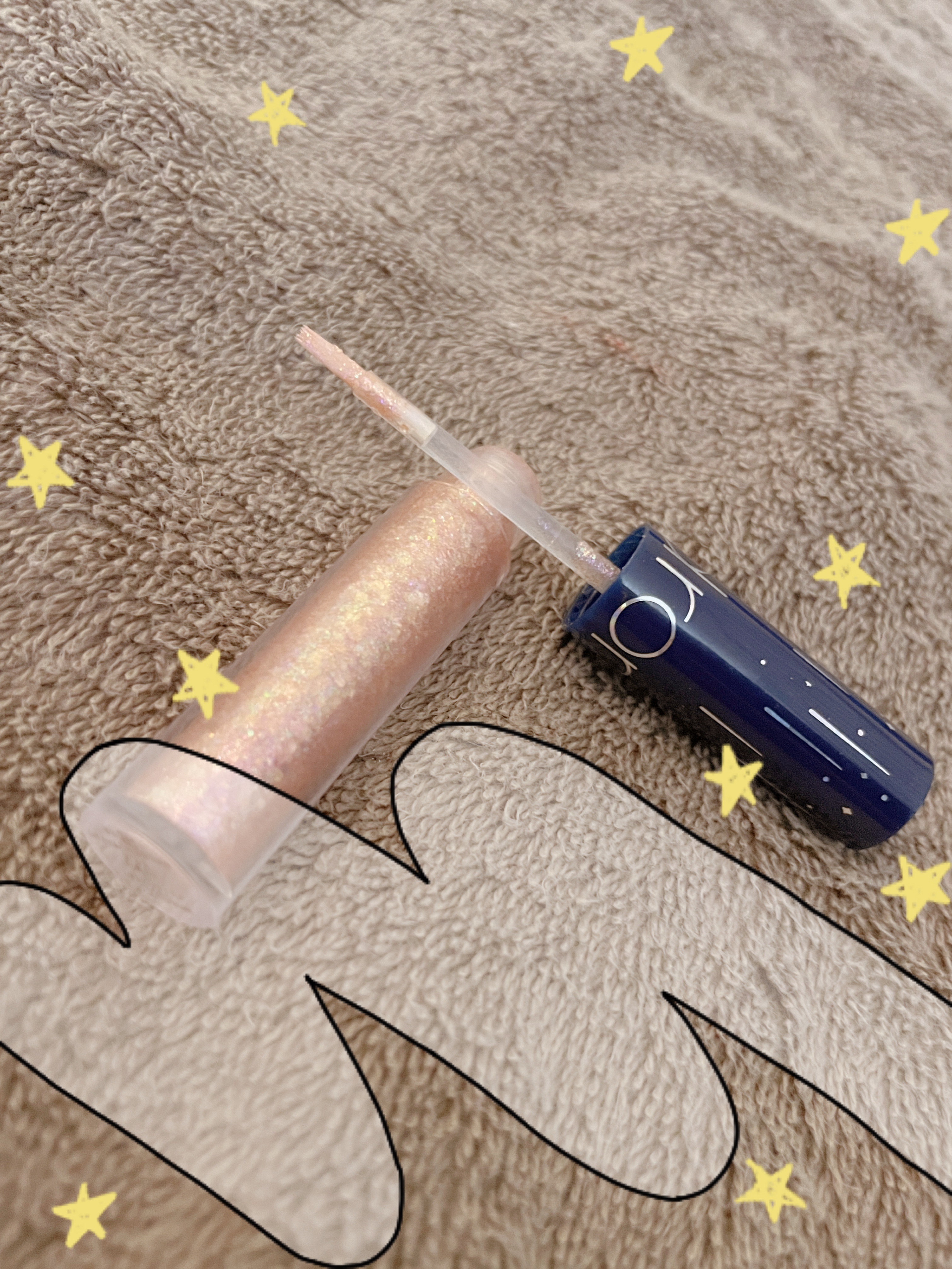 リキッド グリッター シャドウ/rom&nd/グリッターを使ったクチコミ（1枚目）