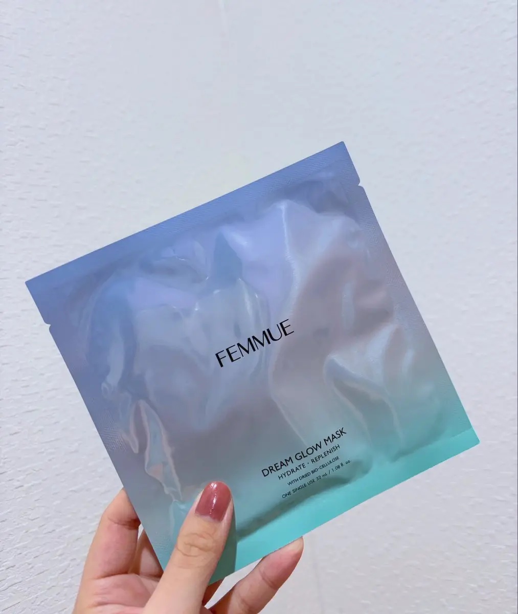 ドリームグロウマスク HR(保水・保湿)/FEMMUE/シートマスク・パックを使ったクチコミ（1枚目）