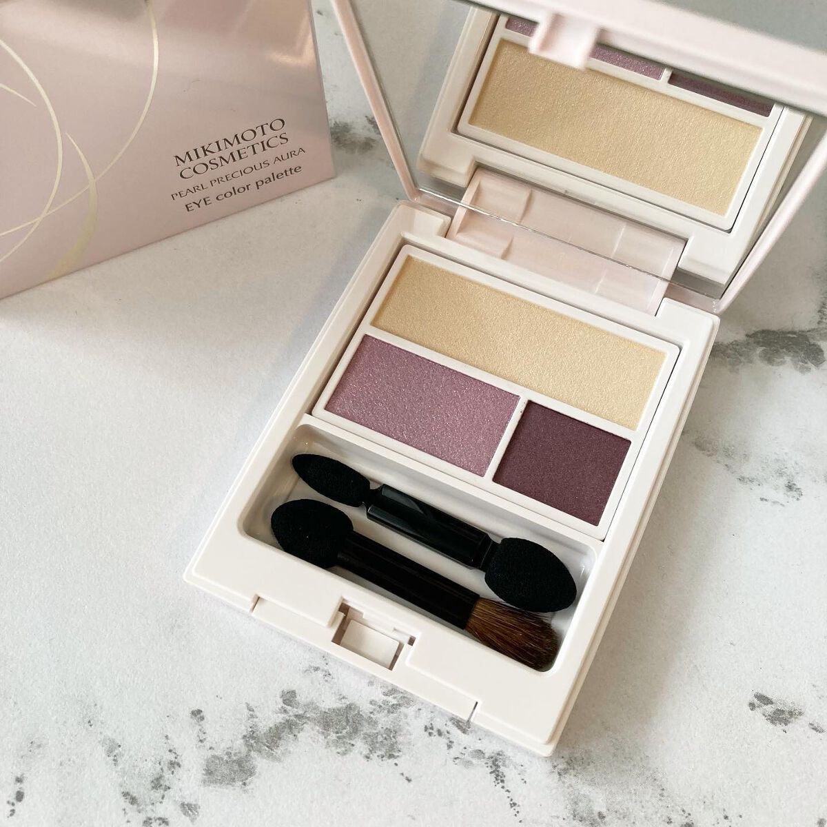 パールプレシャスオーラ アイカラーパレット/ミキモト コスメティックス/アイシャドウパレットを使ったクチコミ(1枚目)
