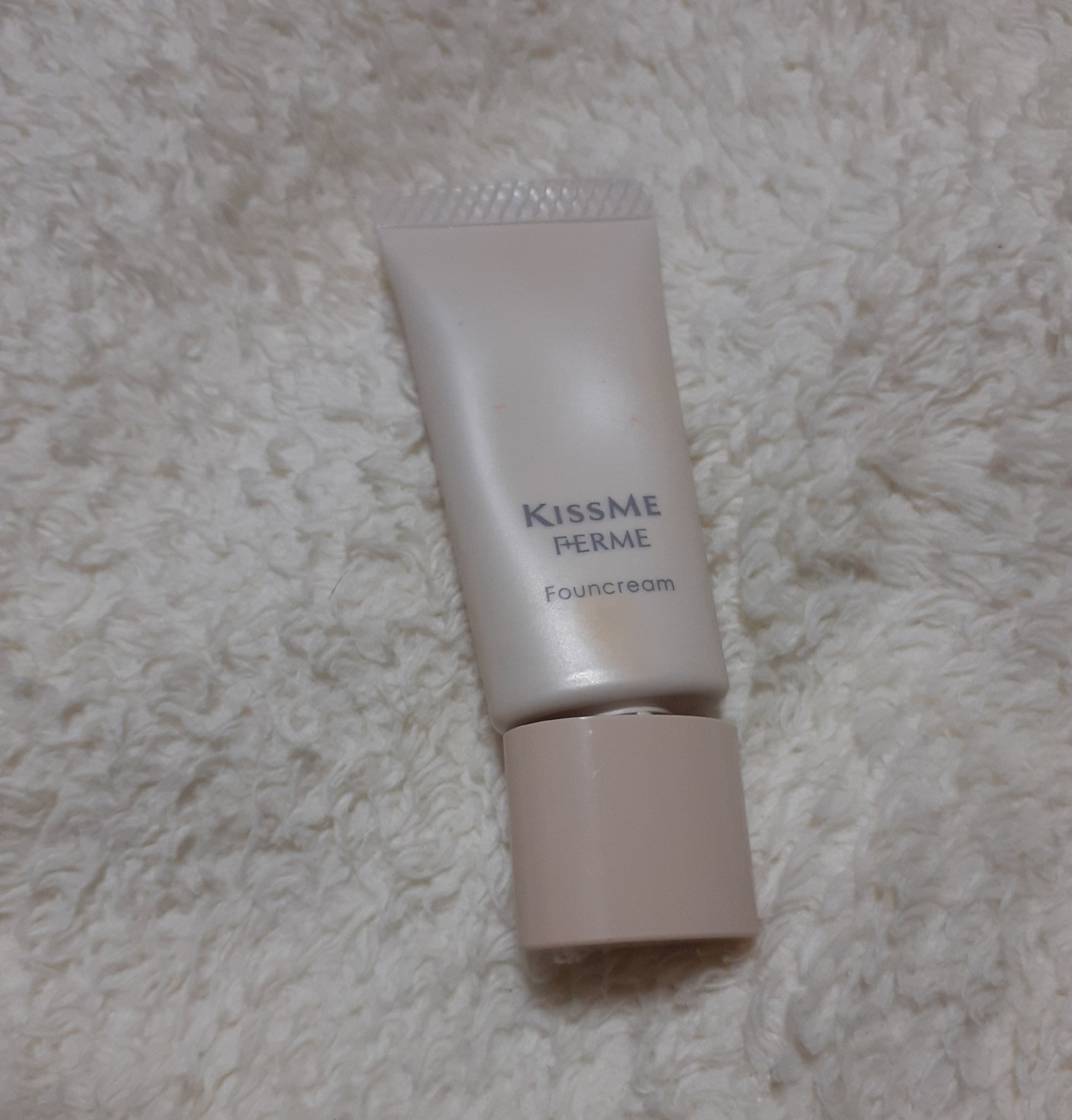 ファウンクリーム 01 ライトオークル/キスミー フェルム/リキッドファンデーションを使ったクチコミ（1枚目）