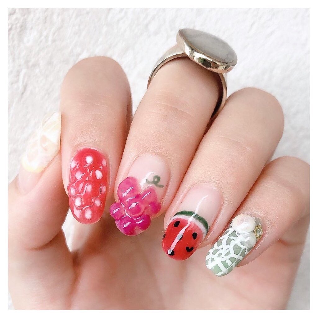 ウィークリージェル/HOMEI/ジェルネイルを使ったクチコミ(2枚目)