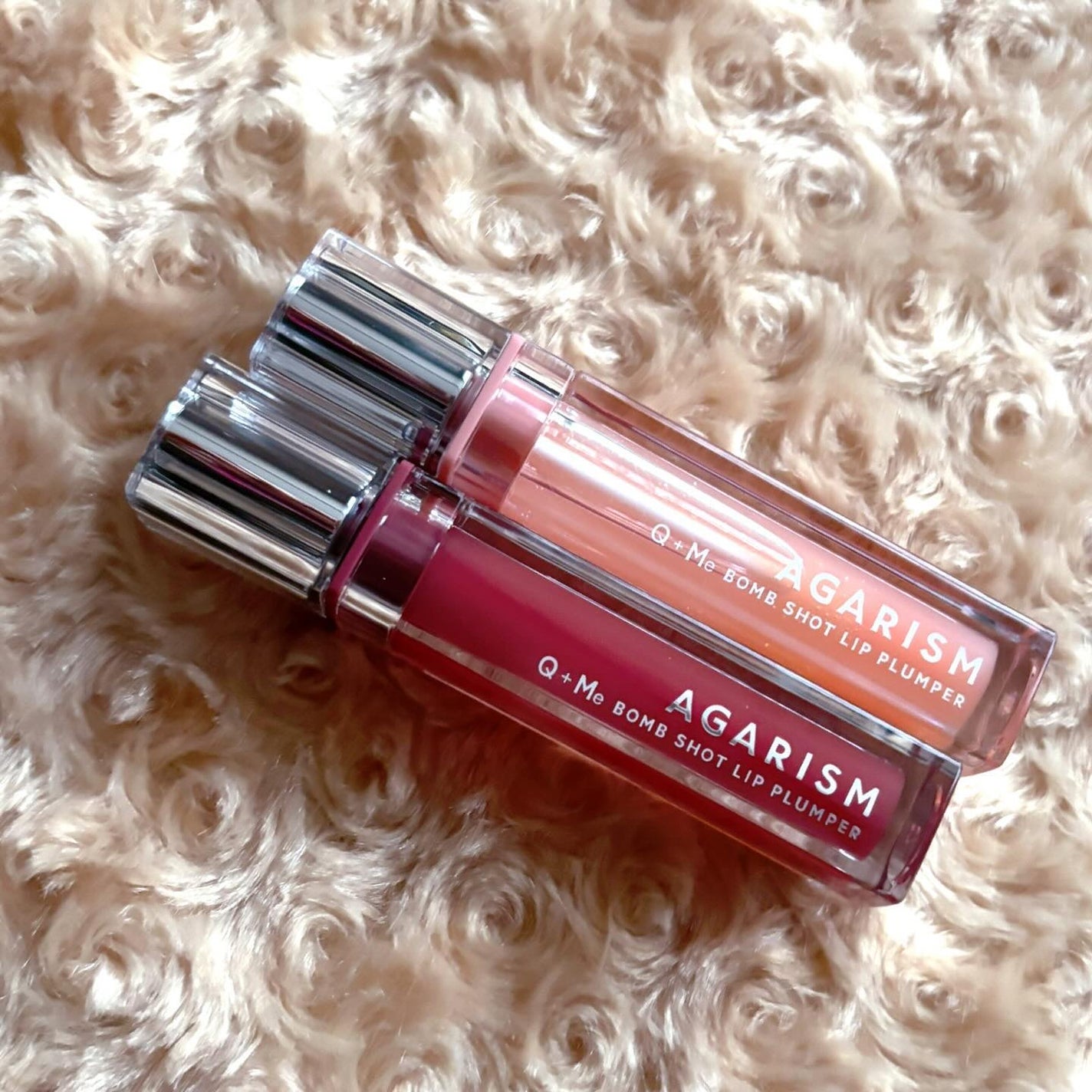 Q+Me ボムショットリッププランパー+/AGARISM/リッププランパーを使ったクチコミ(5枚目)