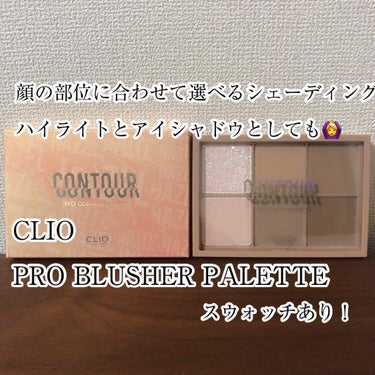 プロ コントゥアー パレット/CLIO/シェーディングを使ったクチコミ（1枚目）