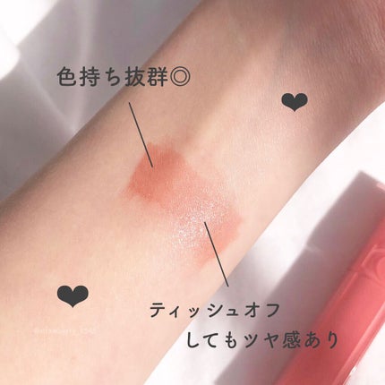 デュイフルウォーターティント/rom&nd/リップティントを使ったクチコミ(4枚目)