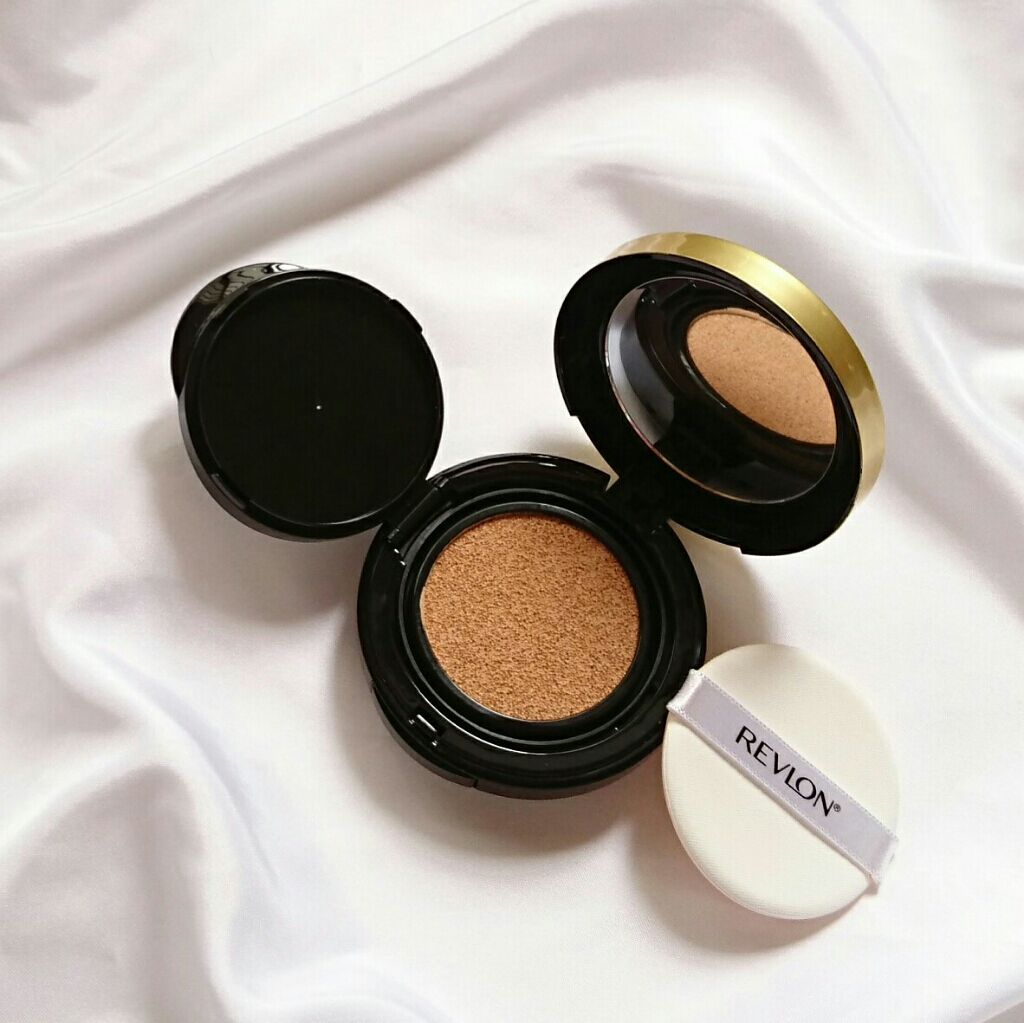 カラーステイ クッション ロングウェア ファンデーション/REVLON/クッションファンデーションを使ったクチコミ(2枚目)