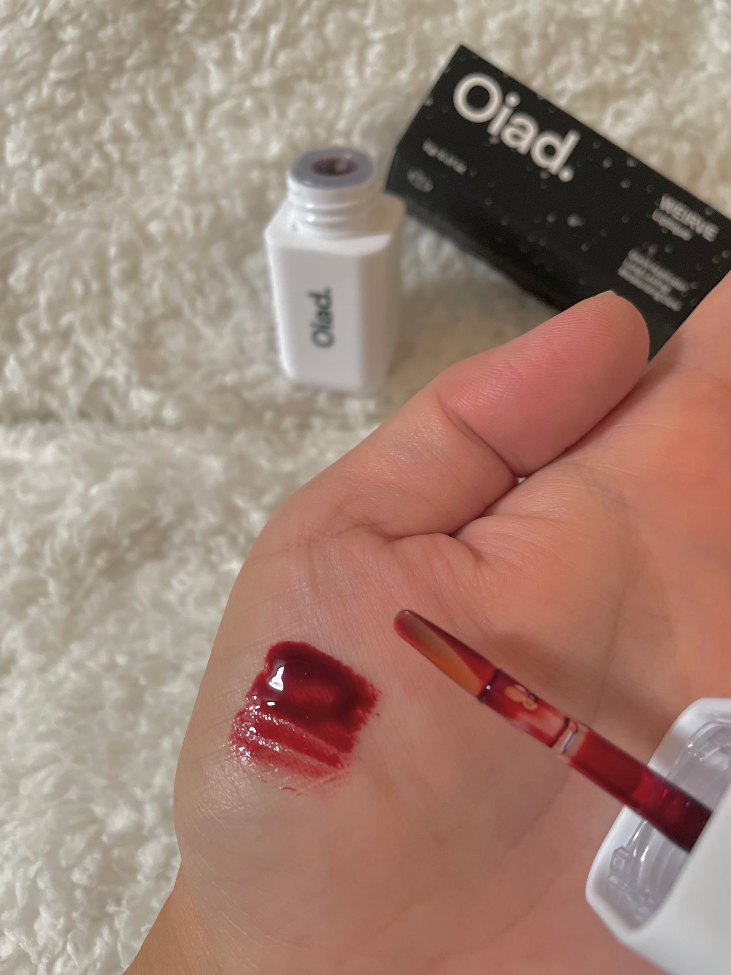 リップティーク/oiad/口紅を使ったクチコミ(3枚目)