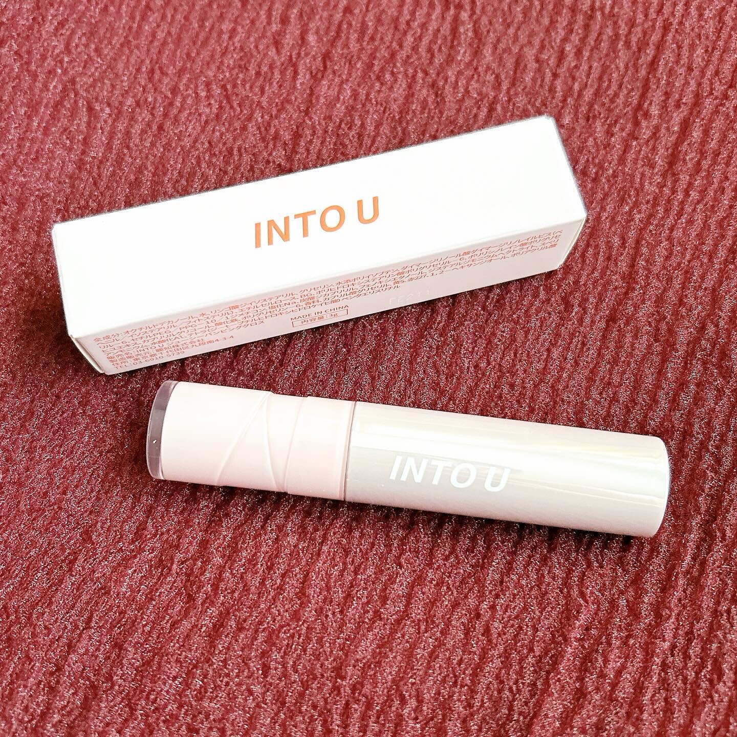 ジューシーパンピンググロス/INTO U/リップグロスを使ったクチコミ（2枚目）