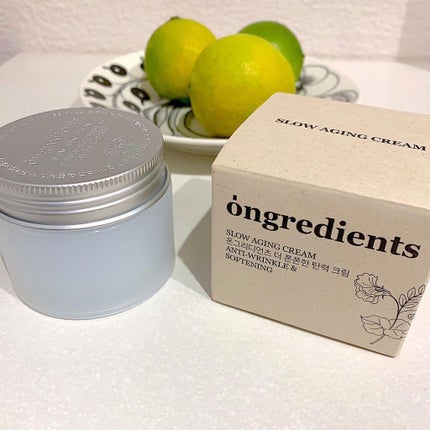 Slow Aging Cream /Ongredients/フェイスクリームを使ったクチコミ(1枚目)