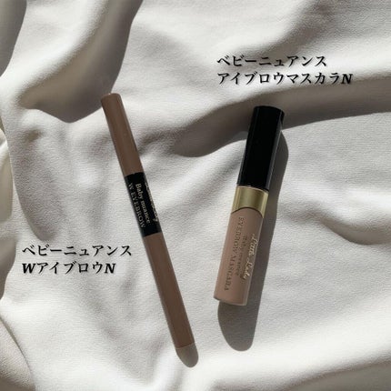 ベビーニュアンス WアイブロウN/リトルレディ/パウダーアイブロウを使ったクチコミ(2枚目)