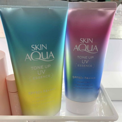 スキンアクア トーンアップUVエッセンス/スキンアクア/日焼け止めクリームを使ったクチコミ(1枚目)