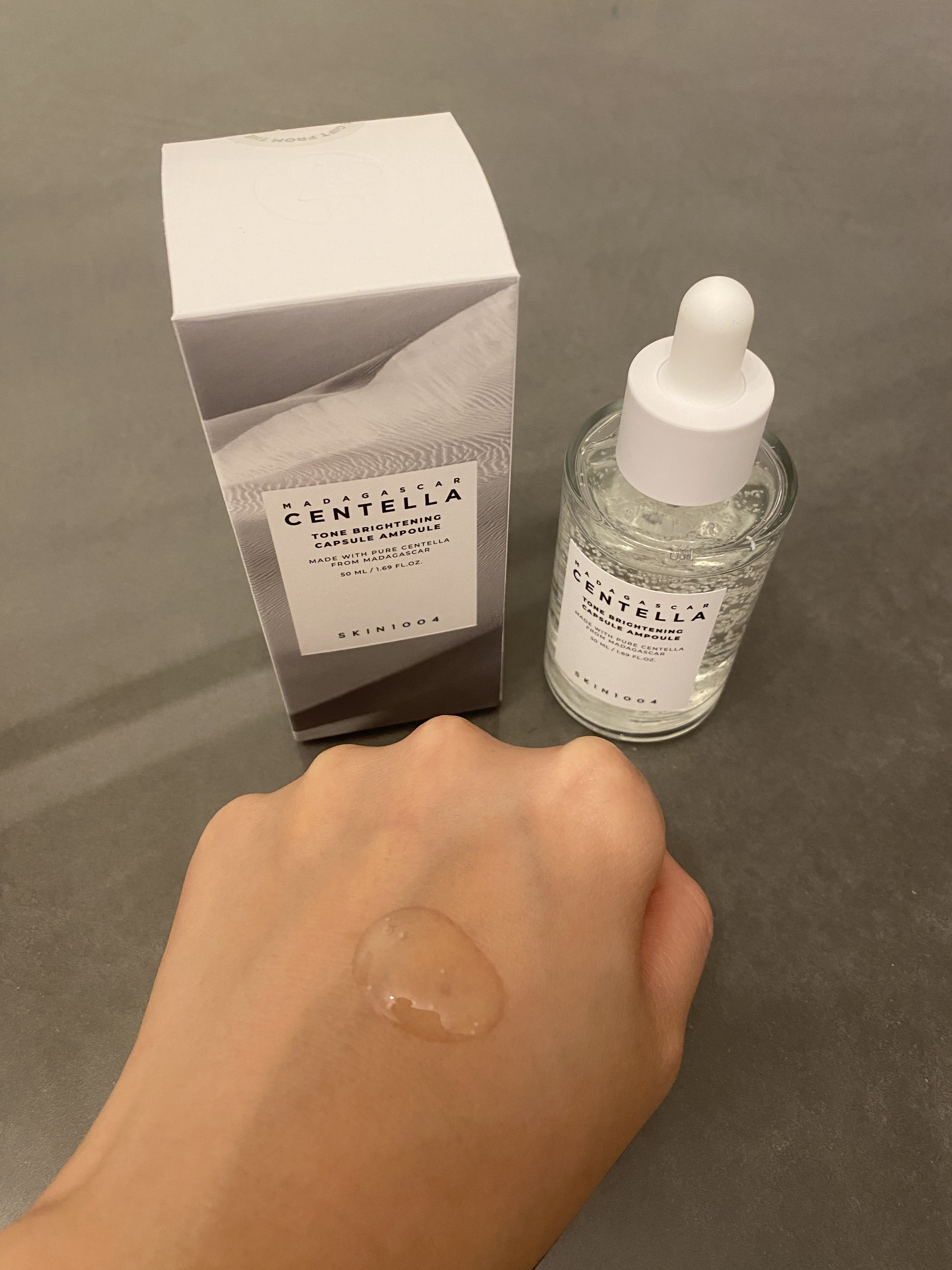 トーンブライトニング カプセルアンプル/SKIN1004/美容液を使ったクチコミ（1枚目）