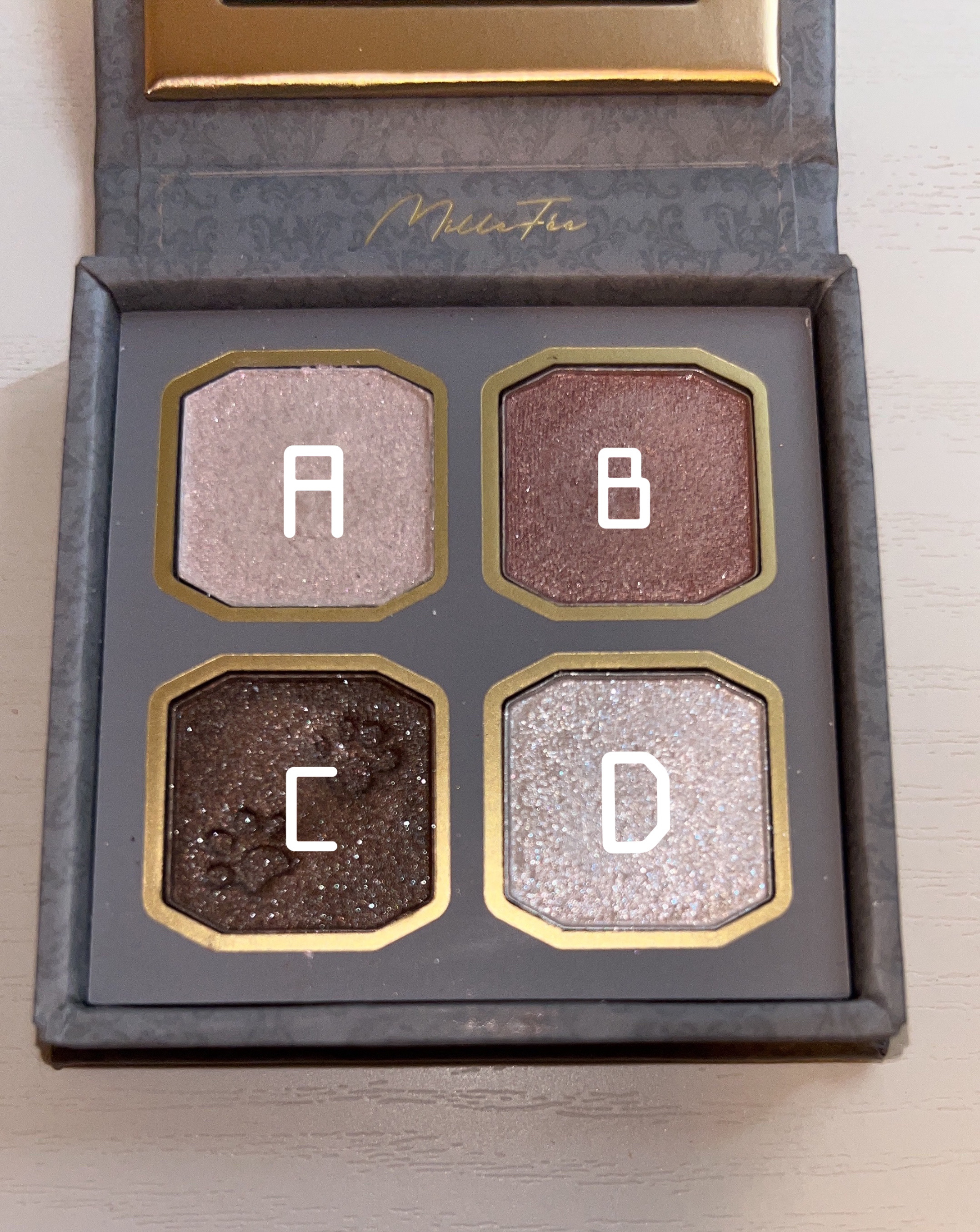 マイキティアイパレット 04 ミヌエット/MilleFée/アイシャドウパレットを使ったクチコミ（3枚目）