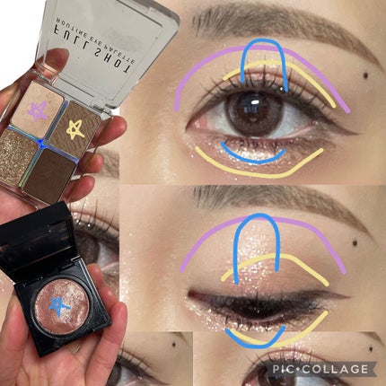 フルショット ルーティーン アイパレット/A’pieu/アイシャドウパレットを使ったクチコミ(3枚目)