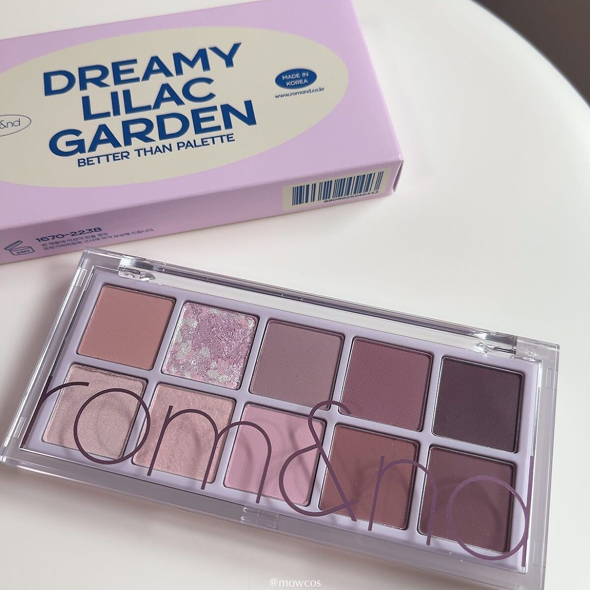 ベターザンパレット/rom&nd/アイシャドウパレットを使ったクチコミ(1枚目)